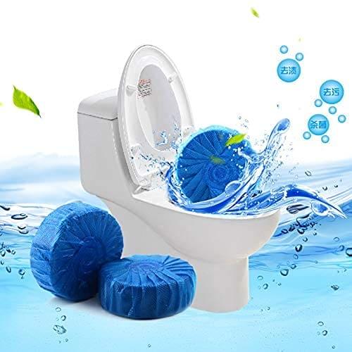 10pcs Blue Bubble Toilet Cleaner - Effective Bowl Cleaning Tablets