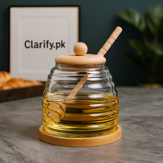 500ml Glass Honey Jar – Airtight Storage Jar with Lid
