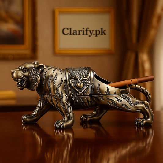 Metal Tiger Ashtray – Creative Smoking Accessory