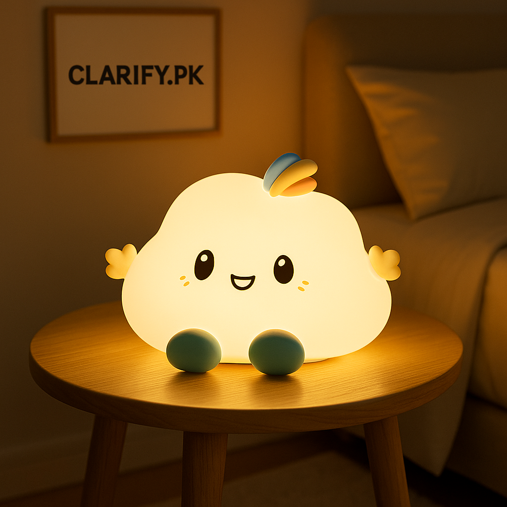 Cute Cloud Night Light – Soft Ambient Bedside Lamp