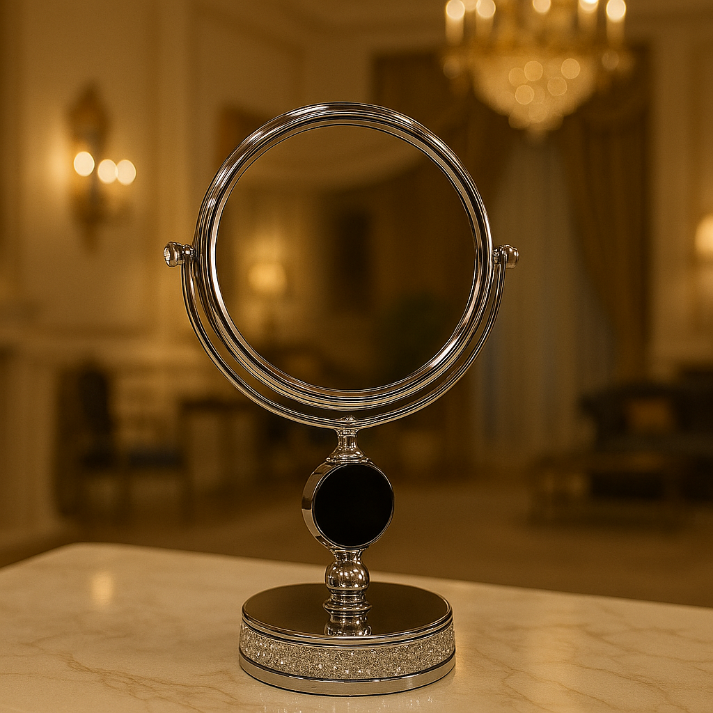 Double-Sided Metal Mirror – Heavy Duty Vanity Mirror