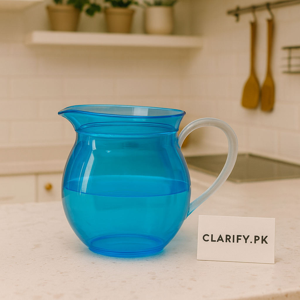 Acrylic Drink Pitcher with Lid – Stylish Durable Water Jug