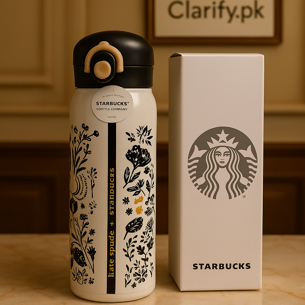 Starbucks Kate Spade Floral Stainless Steel Bottle - Premium Edition