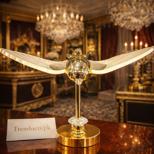 Luxury Winged LED Rechargeable Lamp – 3-Color Light ZZ