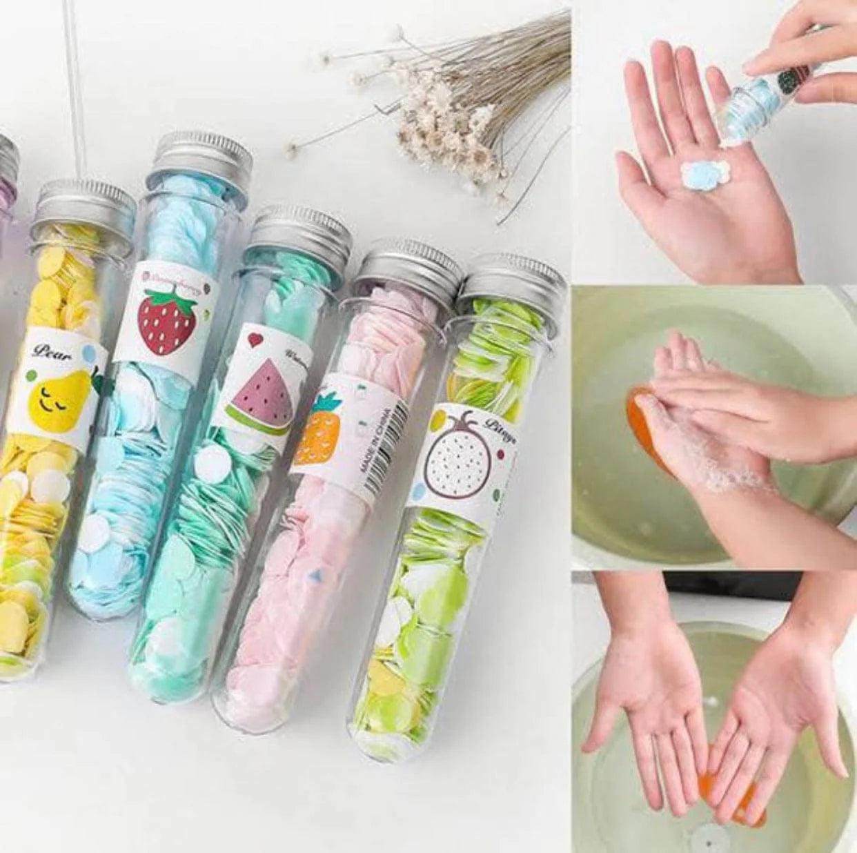 Fruit Soap Sheets - Eco-Friendly Travel Soap for Freshness on the Go