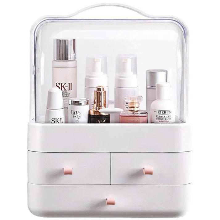 Cosmetic Organizer with Drawers: 3-Drawer Makeup Storage Solution