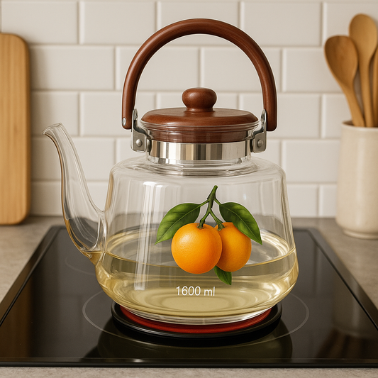 Luxury Glass Kettle – Heat Resistant Elegant Design