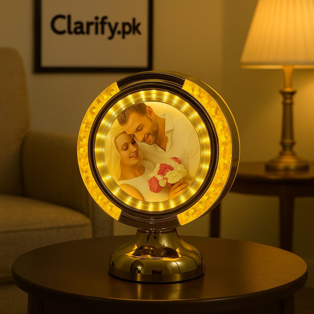 LED 3-Color Light Frame – Modern Decorative Display