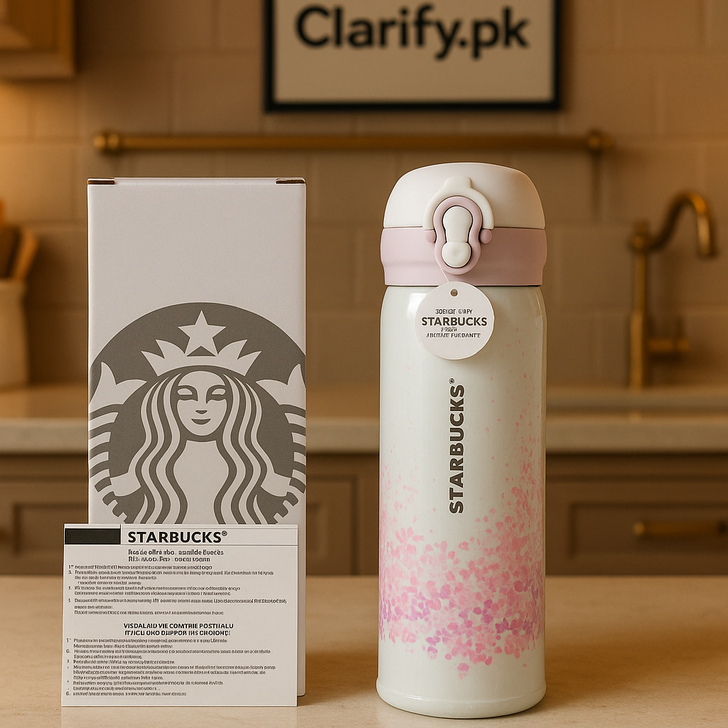 Starbucks Pink Floral Vacuum Insulated Bottle - Premium Edition