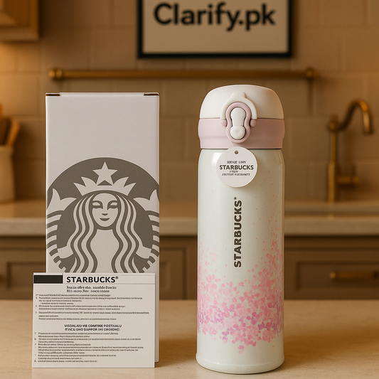 Starbucks Pink Floral Vacuum Insulated Bottle - Premium Edition