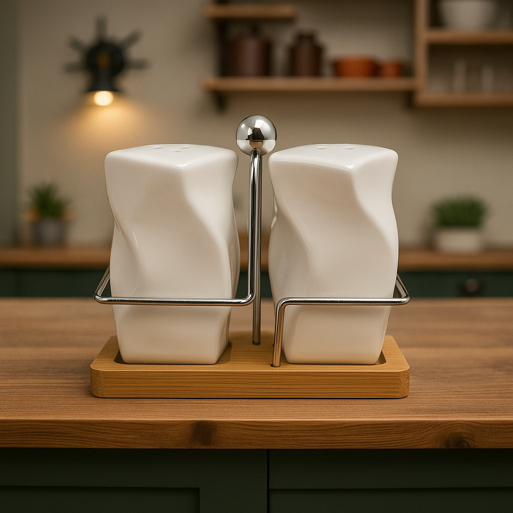 Nordic Ceramic Spice Jar Set – Creative Seasoning Box