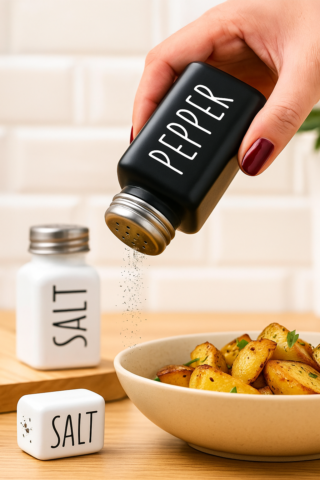 Salt & Pepper Shaker Pair – Elegant Tabletop Set