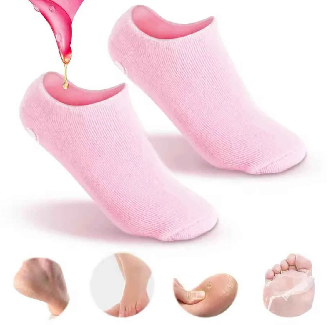 Reusable Moisturizing Gel Heel Socks.