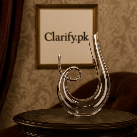 Handmade Crystal Decanter – Luxury Glass Water & Juice Server
