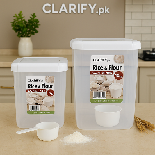 Rice & Flour Storage Box – Airtight Kitchen Container