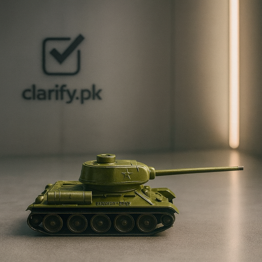 Metal Decorative Tank Model Showpiece – Vintage Art