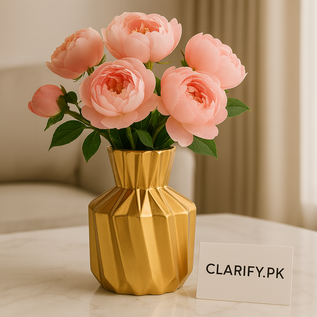 Elegant Floral Vase Centerpiece – Artificial Flower Décor