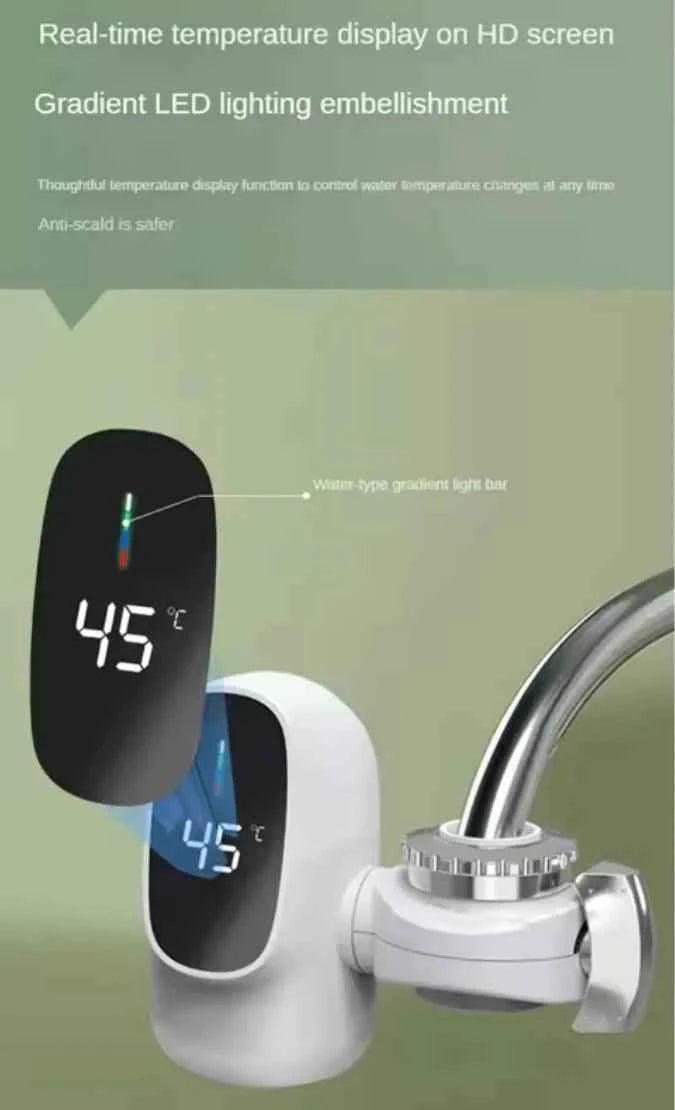 Digital Display Kitchen Faucet Adapter, 3000W.