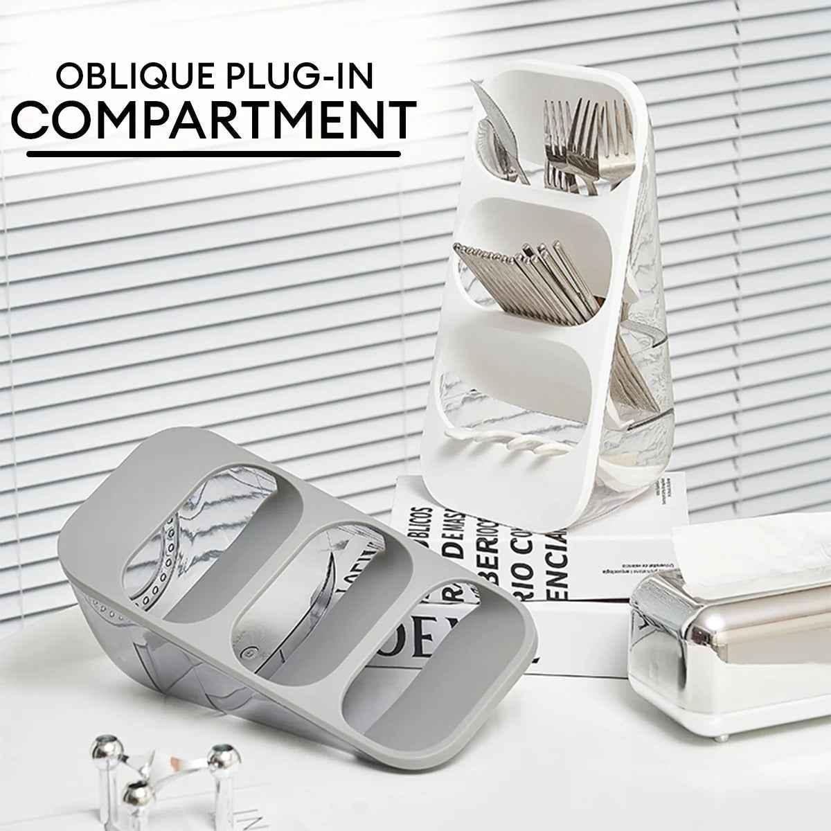 3 Layer Cutlery Stand Organizer.