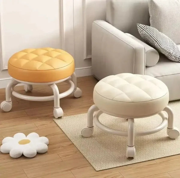 Multifunctional Rolling Round Sofa Stool.