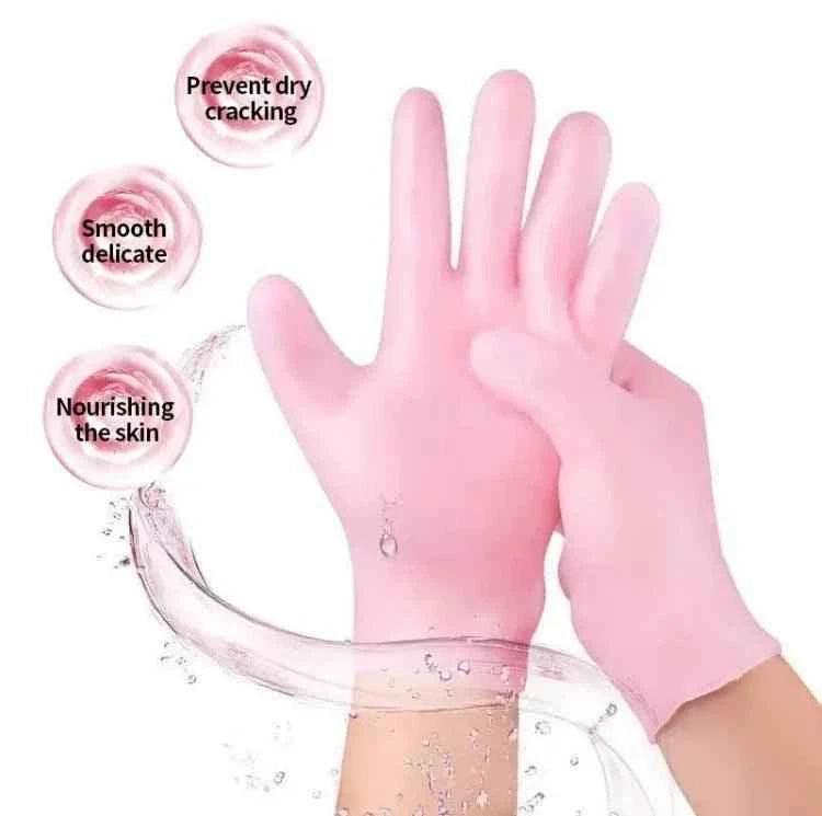 Silicone Gel Moisturizing Gloves.