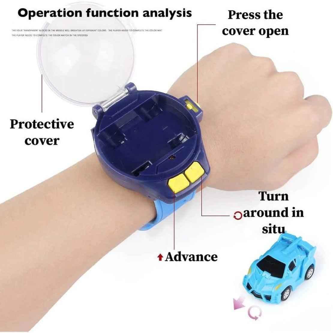 Mini Rechargeable Remote Control Watch Car Silicone Strap