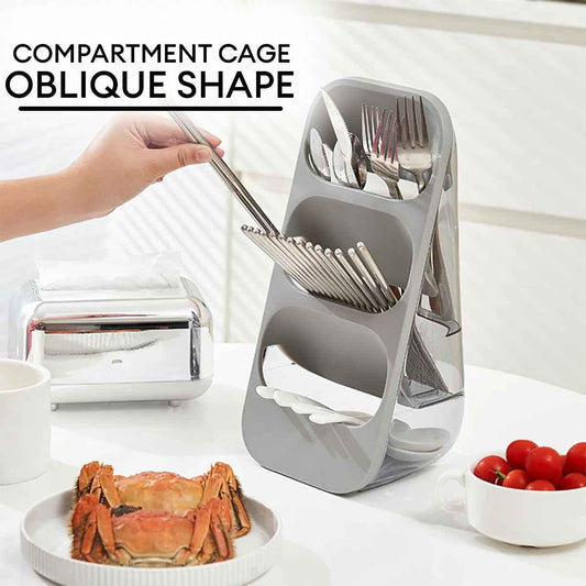 3 Layer Cutlery Stand Organizer.