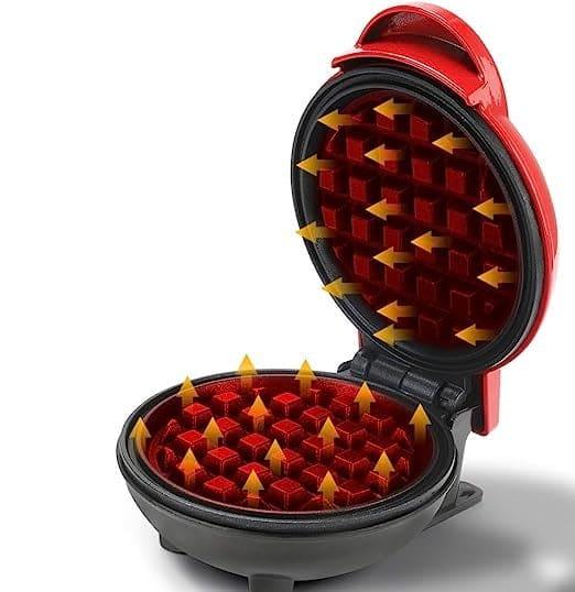 Mini Waffle Maker - Compact and Easy-to-Use for Quick Breakfasts