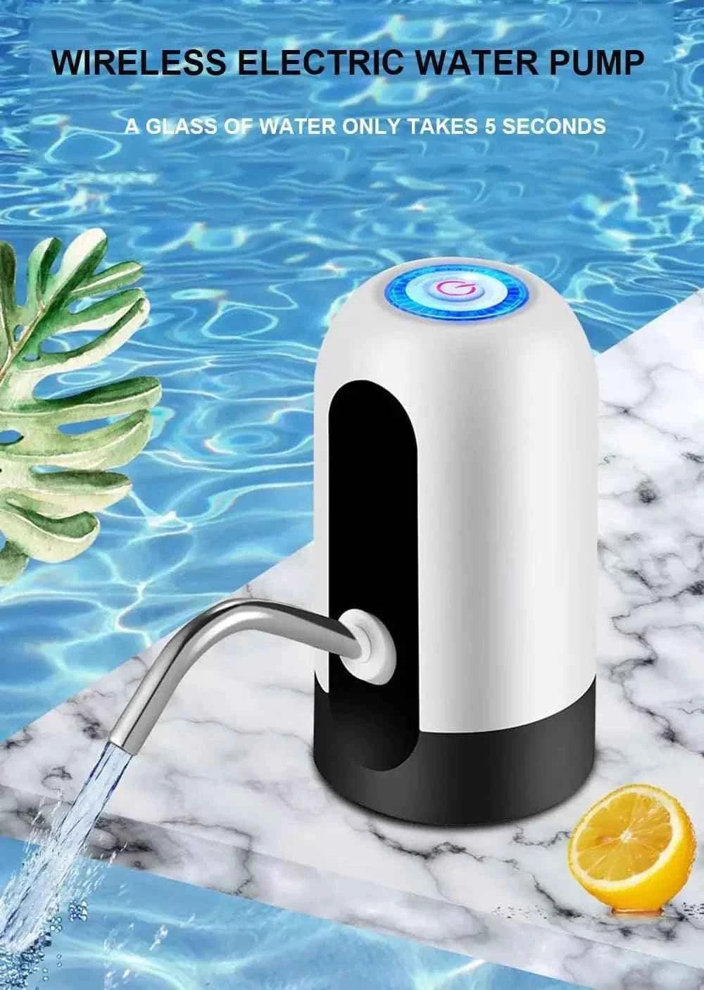 Portable Electric Water Pump, Automatic Drinking Water Dispenser, Electronic Water Filtration System.