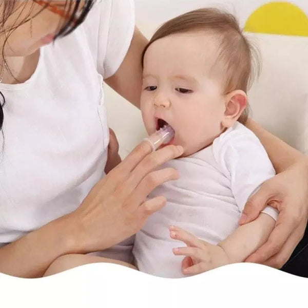 Baby Silicone Finger Toothbrush.