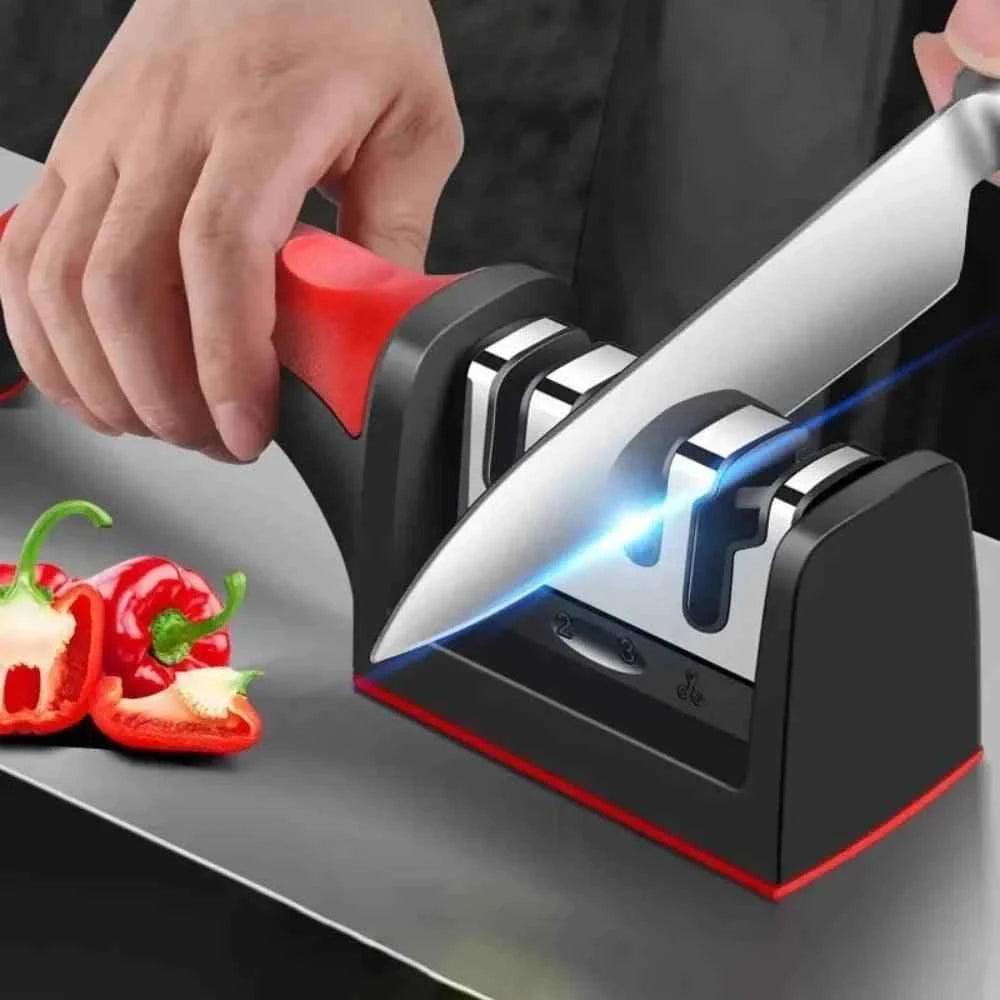 Knife Sharpener Multi-function 4 Stages Type Sharpening Tool.