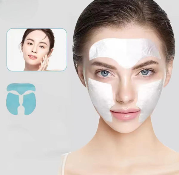 Set of 3 Pure Collagen Face Masks - Anti-Aging, Wrinkle Reduction, Korean Glass Skin Hydrating Sheet Mask.