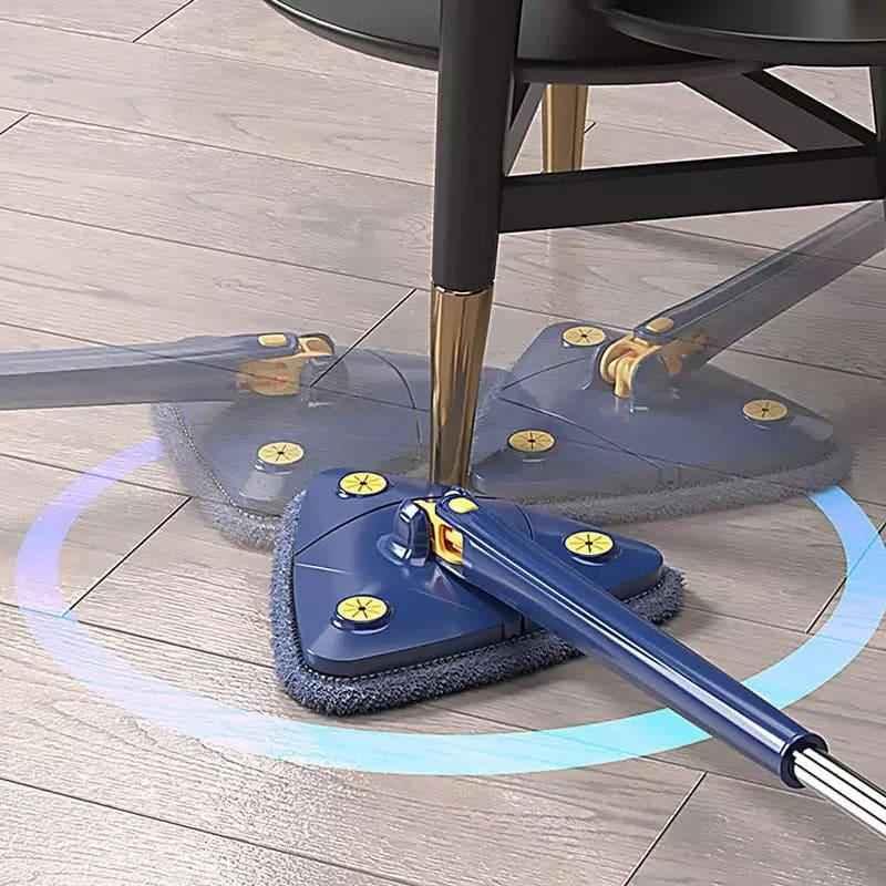 360° Rotating Triangle Mop with Extendable Handle.