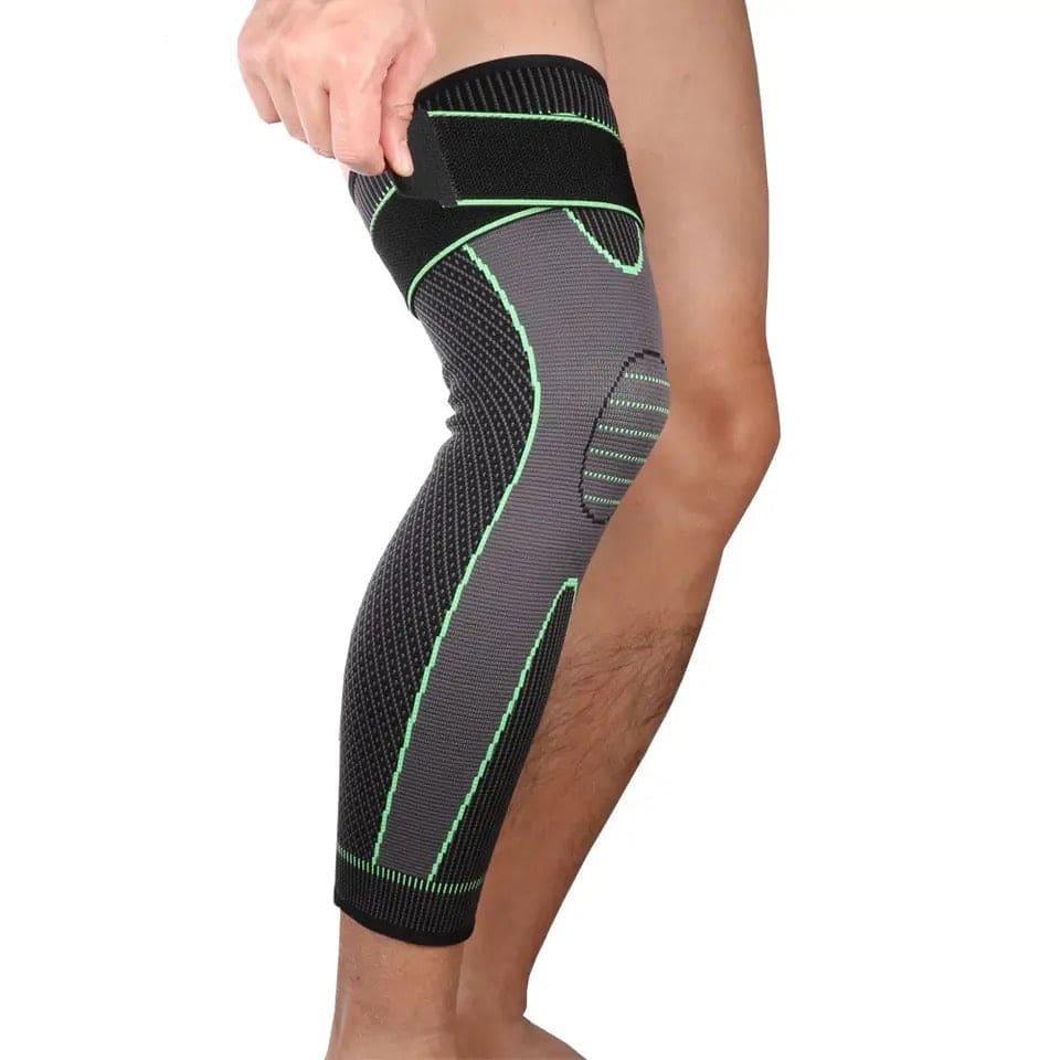Elastic Knee Support Brace with Strap for Full-Length Protection - Clarify.pk
