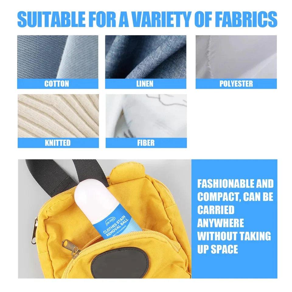 Portable Stain Remover - Rolling Bead Stain Remover for Easy Cleaning and Travel