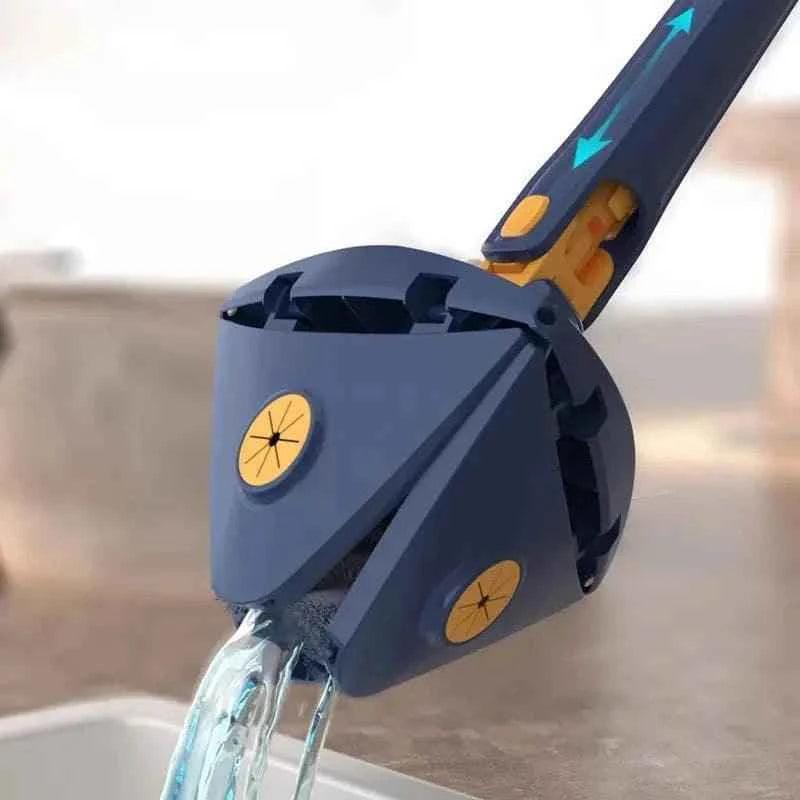 360° Rotating Triangle Mop with Extendable Handle.