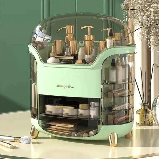 Luxury Cosmetic Organizer for Elegant Desktop Storage Solutions