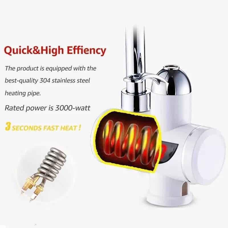 Electric Heating Faucet Tap, Electric Hot & Cold Water Tap, Instant Water Heater.