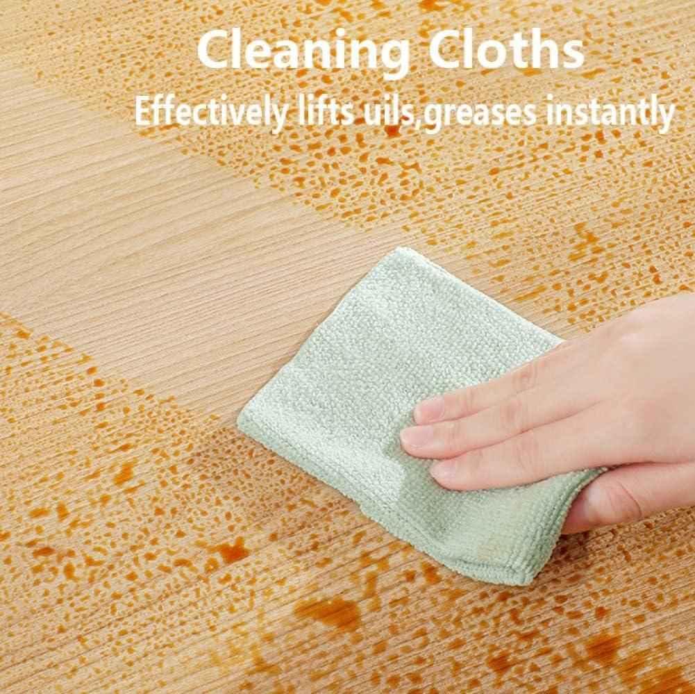 Reusable Pack of 20Pcs/ pack of 10Pcs box Microfiber Towel Absorbent Kitchen Cleaning Dishcloths.