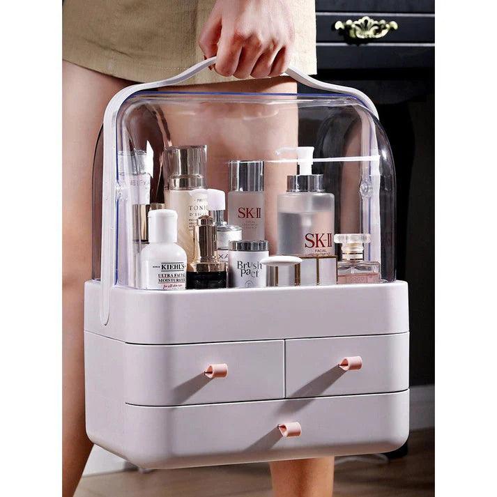 Cosmetic Organizer with Drawers: 3-Drawer Makeup Storage Solution