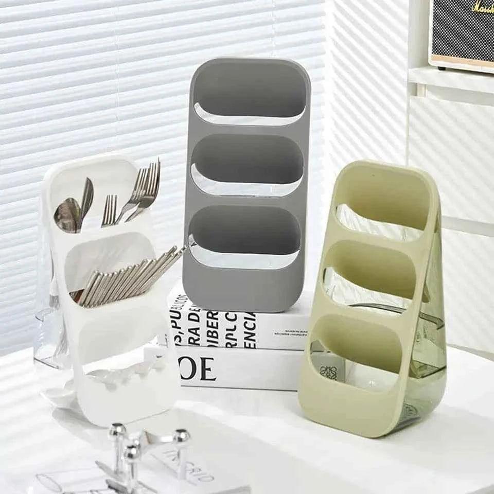 3 Layer Cutlery Stand Organizer.