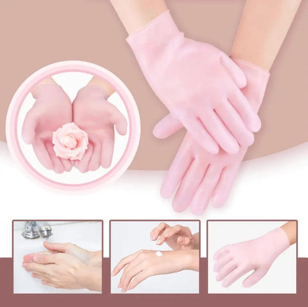 Silicone Gel Moisturizing Gloves.