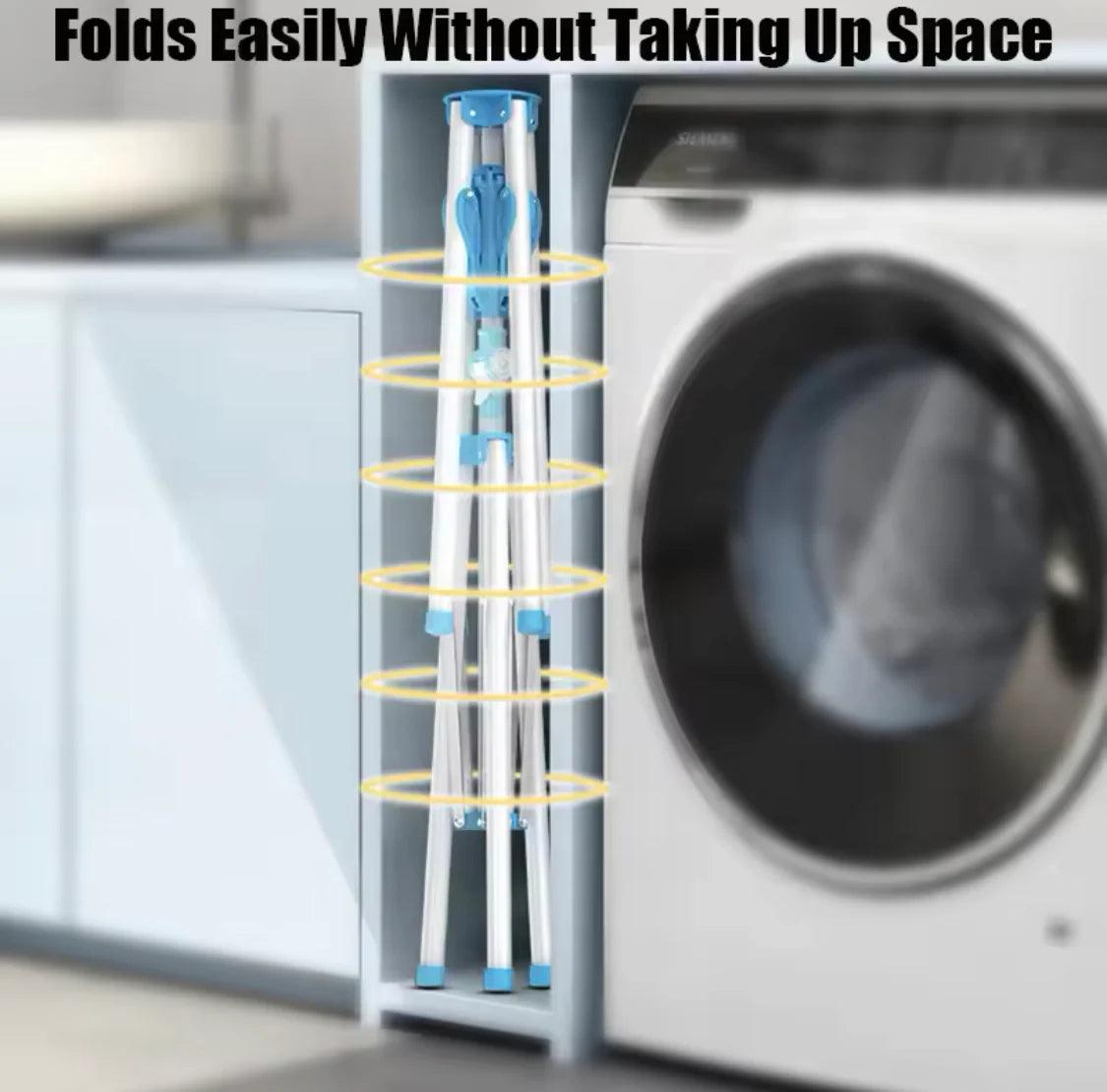 Laundry Clothes Drying Rack - Umbrella-Shaped Laundry Drying Rack - Clarify.pk