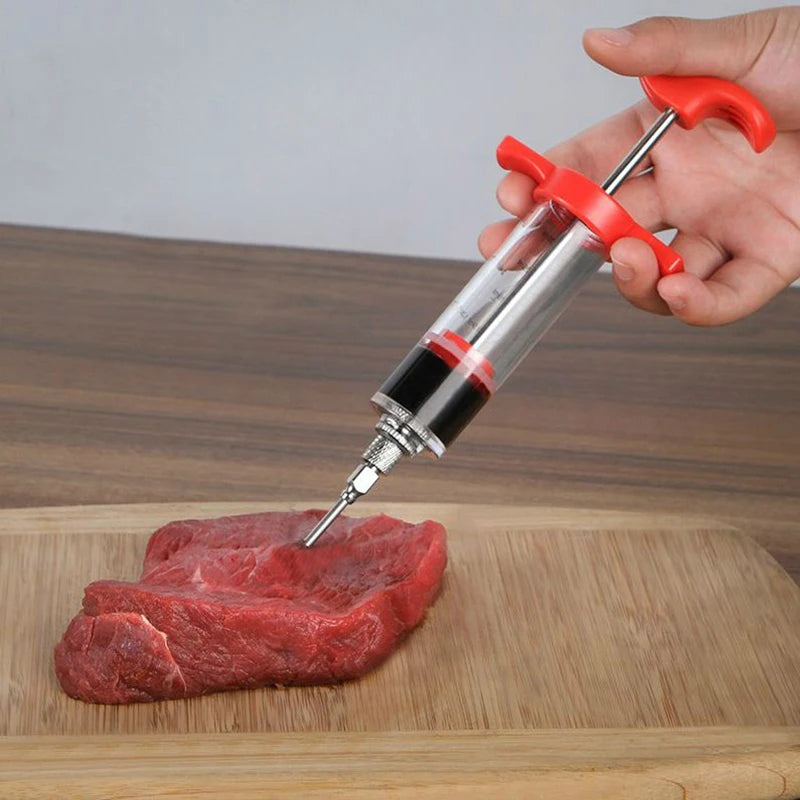 New kitchen accessories spice cooking tools turkey pork steak seasoning syringe beef pork barbecue steak meat seasoning syringe