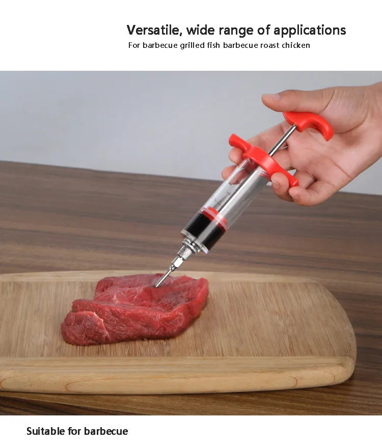 New kitchen accessories spice cooking tools turkey pork steak seasoning syringe beef pork barbecue steak meat seasoning syringe