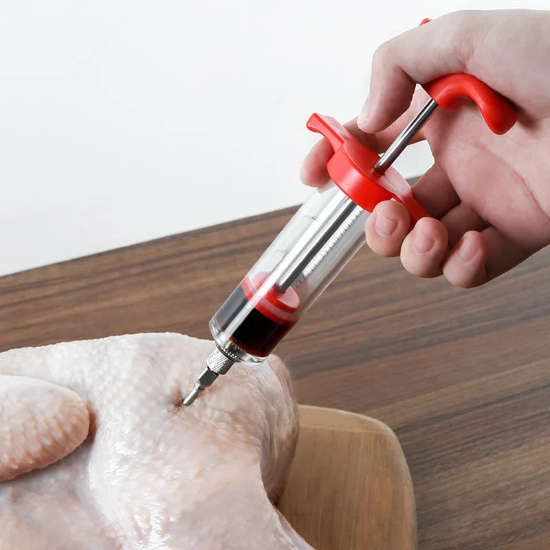 New kitchen accessories spice cooking tools turkey pork steak seasoning syringe beef pork barbecue steak meat seasoning syringe
