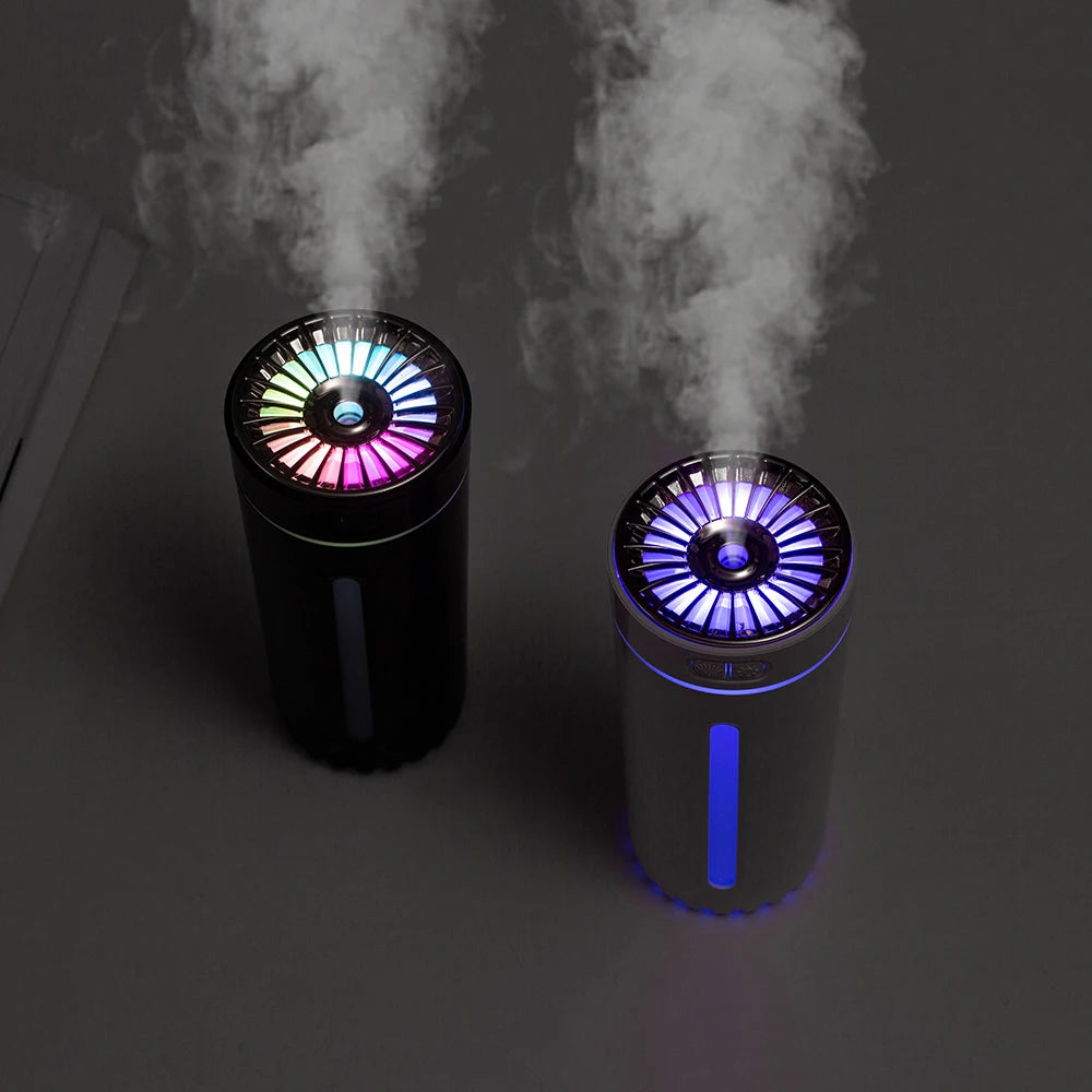 Wireless Car Air Humidifier Portable 300ML or USB Diffuser Mist Maker for Home Bedroom with RGB LED Colorful Lights