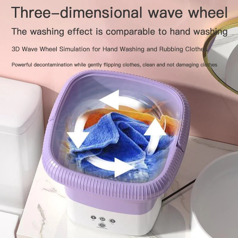 Baby Care Tools Mini Washing Machine Household Portable Children Sock Panties Travel Washing Machine Small Laundry Bucket