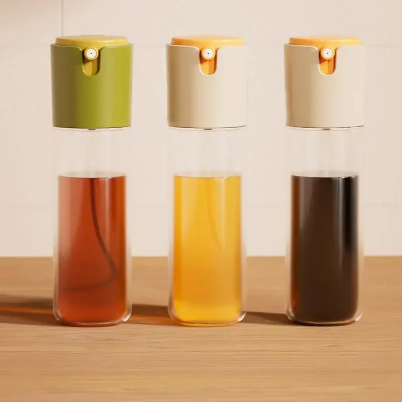 300ml Oiler bottle Oil spray bottle Glass oil spray Pourer oiler bottle for barbecue baking