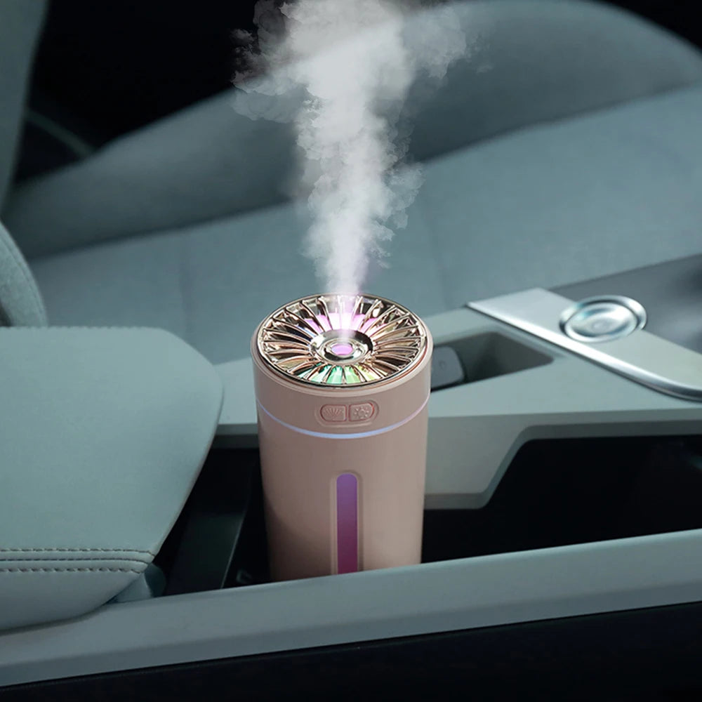 Wireless Car Air Humidifier Portable 300ML or USB Diffuser Mist Maker for Home Bedroom with RGB LED Colorful Lights